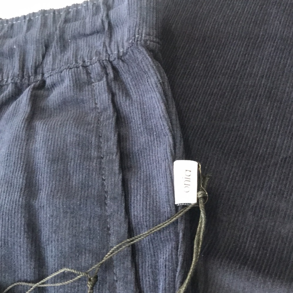 Onia Corduroy Pull On Pants in Navy Blue Size XXL NWT - Picture 11 of 11